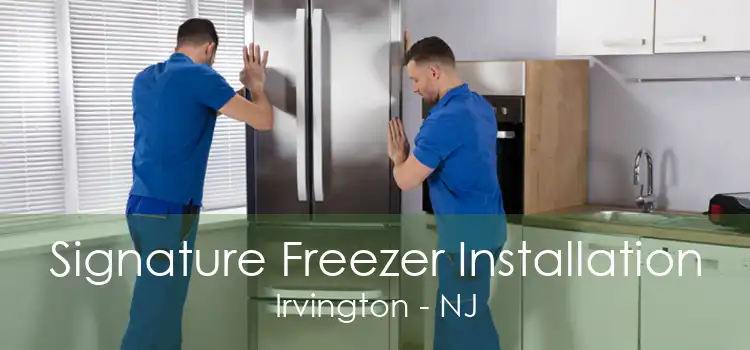 Signature Freezer Installation Irvington - NJ